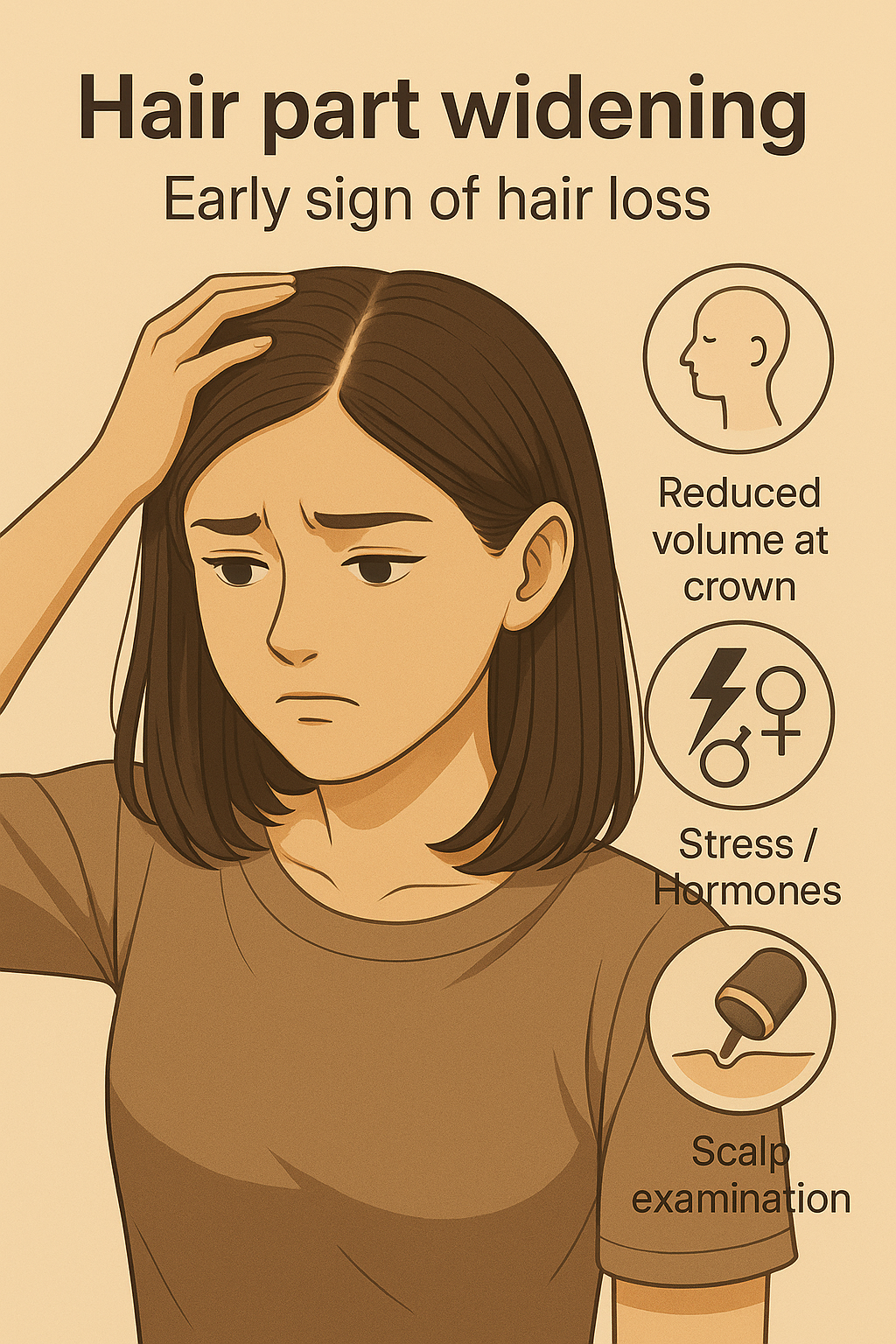 Is Your Hair Part Widening? It Could Be the First Sign of Hair Loss