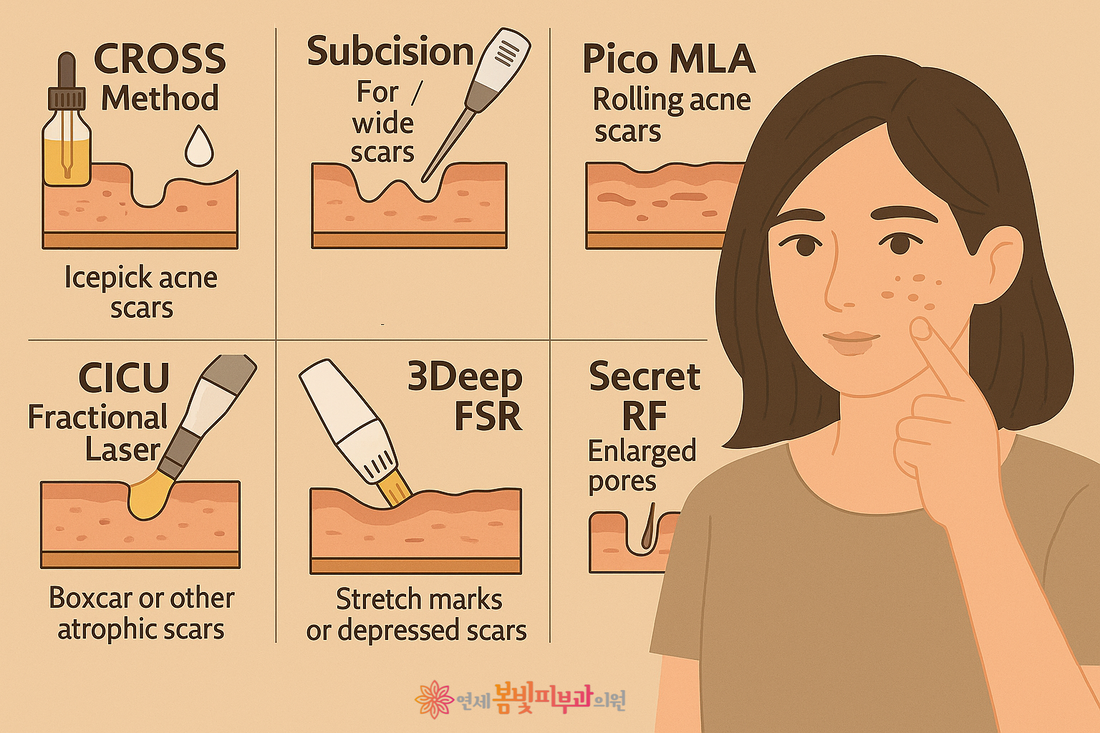 Your Acne Scar Treatment Roadmap: From CROSS to Fractional Lasers